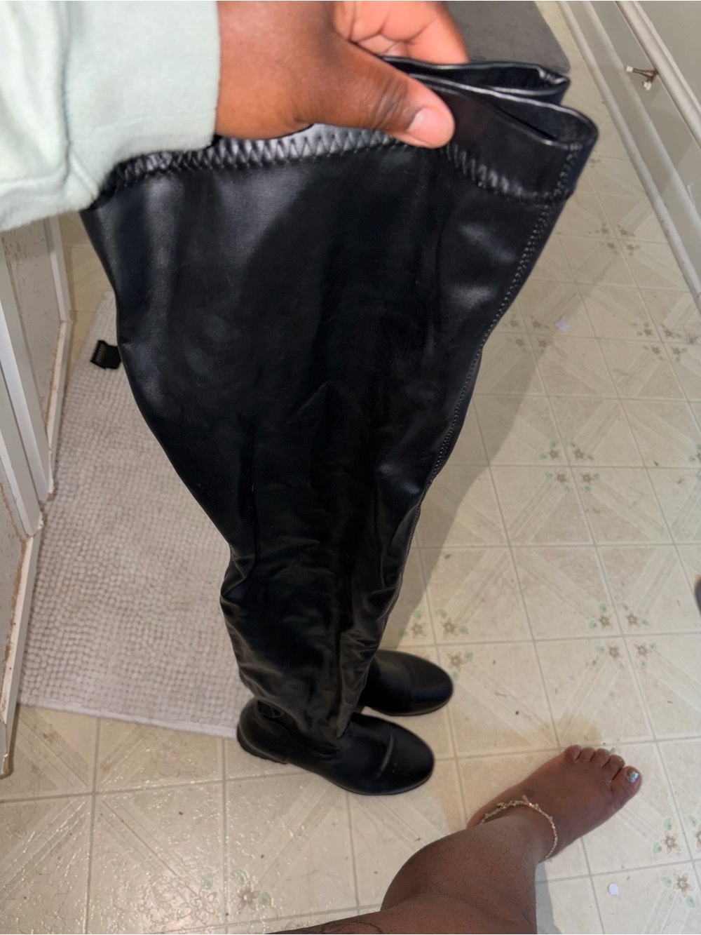 Classic Black Over-the-Knee Women's Boots